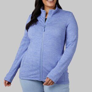32 Degrees Women's Grid Tech Full Zip Spring Outerwear - XL